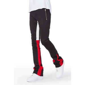 Pantalon de survêtement évasé pour hommes pantalon de survêtement évasé en gros pantalon de survêtement en coton éponge français pantalon de survêtement évasé de rue pour hommes - Product Image 1