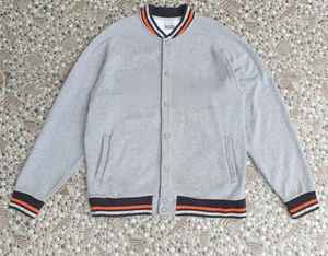 Customizable Vintage Varsity Letterman Jacket 100% <b>Wool</b> Reversible XS Embroidered 3D Denim Button Winter OEM Service Available - Product Image 2