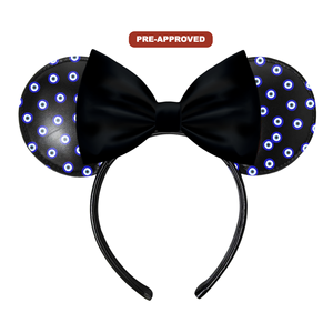 Factory Direct Pre-Approval Design Concept <b>Mouse</b> Ears Headband Customizable Nazar Amulet Hair Accessory Edition - Product Image 1