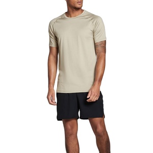 Camiseta Deportiva Elástica y Transpirable, 80% Poliéster, 20% Elastano, Mangas Raglán, Corte Regular, Precio Bajo al por Mayor, Verano - Product Image 2