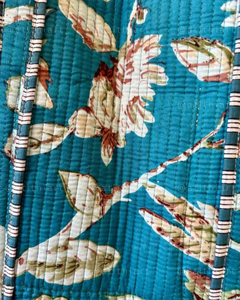 Bolso Tote de Algodón Acolchado Floral Bohemio Hecho a Mano, Diseño Reversible Ecológico y Sostenible, Asa de Hombro Diaria Reutilizable - Product Image 4