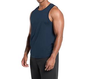 Summer Wear Breathable Trending Sport Muscle Work Wear Men Tank Top <b>Best</b> Selling Comfortable Fitness Wear Tank Top - Product Image 3