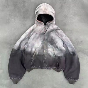Vente chaude Automne couleur unie sweat à capuche à manches longues pour homme avec couleur et tailles personnalisées - Product Image 4