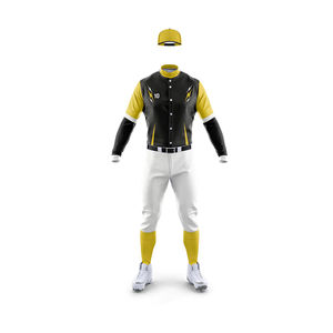 Uniforme de baseball de haute qualité, maillots de baseball personnalisés, pantalons courts, bande latérale, impression par sublimation, kit uniforme, taille plus - Product Image 5