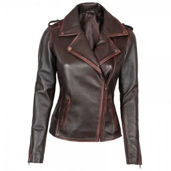 2023 new arrivals Outdoor leather women's Jackets winter high quality down water proof OEM service Women leather jackets