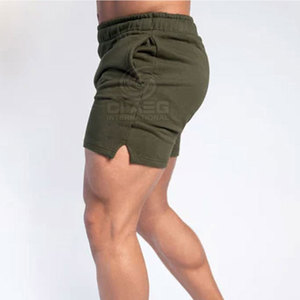 Pantalones cortos de gimnasio para hombre de alta calidad OEM servicio al por mayor fabricante pantalones cortos lisos de verano para hombre - Product Image 3