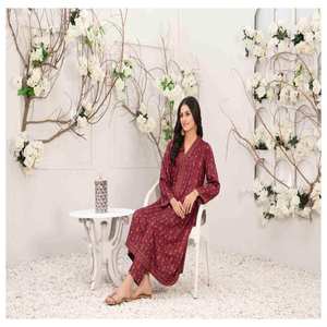 Trajes de ropa casual Trajes de 2 piezas de alta calidad más vendidos de lino con estampado digital Salwar y kameez por la marca asiática Tawakkal - Product Image 4