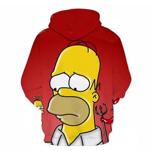 Sweat-shirts en polaire colorés 100% polyester avec logo personnalisé, de haute qualité, épais, lourds, unis, à col rond, avec motif imprimé surdimensionné - Product Image 4