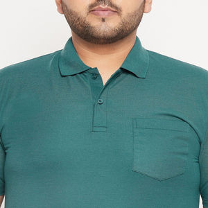 Camiseta de polo de hombre de talla grande personalizada con logotipo bordado personalizado, camiseta de golf informal transpirable para polos - Product Image 6