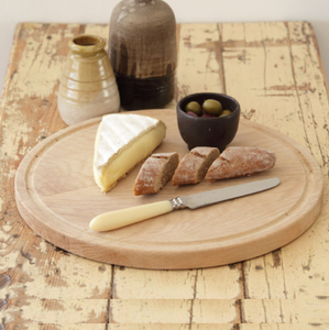 Acacia Wood Lazy Susan Rotating <b>Turntable</b> Dining <b>Table</b> Top Wooden Round Serving Wine, Cheese and Meal Tray - Product Image 4