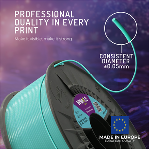 Filamento para Impresora 3D WINKLE PETG Crystal de 1.75mm, 1kg, FDM, Alta Resistencia a Impactos, Fácil de Imprimir, Fabricación Europea, Tolerancia de 0.05mm - Product Image 4