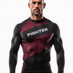 Vente en gros de vêtements d'entraînement sublimés pour les éruptions cutanées BJJ MMA personnalisés Vêtements de sport brésiliens pour l'entraînement et le combat - Product Image 3