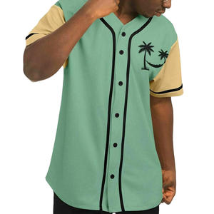 เสื้อเบสบอลติดกระดุมเสื้อกีฬาระบายอากาศเสื้อเจอร์ซีย์ - Product Image 1