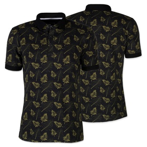 Polo de sublimación para hombre de moda 93% poliéster 7% Spandex 160 GSM 170 GSM con cuello estructurado Ropa de golf multicolor - Product Image 1