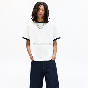 เสื้อยืดคอกลมแขนปกติสำหรับผู้ชายเสื้อยืดโอเวอร์ไซส์ - Product Image 4