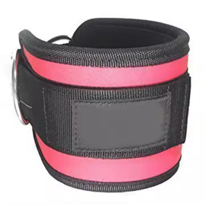 Néoprène Rembourré Acier D-Ring Cheville Câble Machine Fitness Exercice Fessier Workout Gym Cheville Manchette Soutien Jambes Protection - Product Image 1
