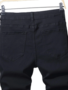 Marque vêtements hommes été court jean 100% coton taille moyenne Style décontracté Cargo Shorts séchage rapide Anti-rides - Product Image 2