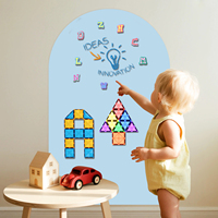 Autocollant mural magnétique Unifelt Playwall pour les chambres d'enfants, tableau noir multifonctionnel auto-adhésif, décalcomanie murale