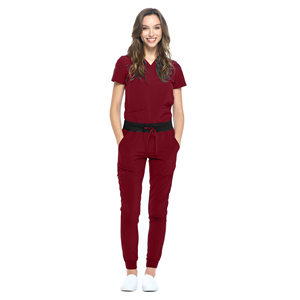 Conjunto de uniforme médico para mujer, de calidad superior, de poliéster y algodón, con logotipo personalizado, para enfermería y Hospital - Product Image 4