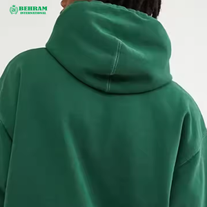 Sweat-shirts à capuche personnalisés pour hommes, 100% polyester, molleton épais/éponge française, séchage rapide, couleur unie, OEM ODM, hiver, unisexe - Product Image 4