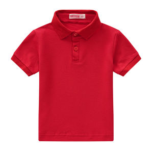 POLO de diseño clásico informal para niñas ligeramente elástico, ropa para niños para Primavera Verano interior y exterior - Product Image 1