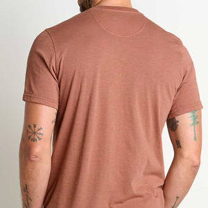 Camiseta informal transpirable de Hip Hop a cuadros de manga corta con cuello redondo para hombre de alta calidad de verano 100% algodón - Product Image 5