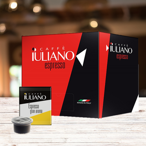 Capsules compatibles Caffè Iuliano Espresso Gran Aroma Napoli, paquet de 100, café torréfié doux Arabica et Robusta - Product Image 2