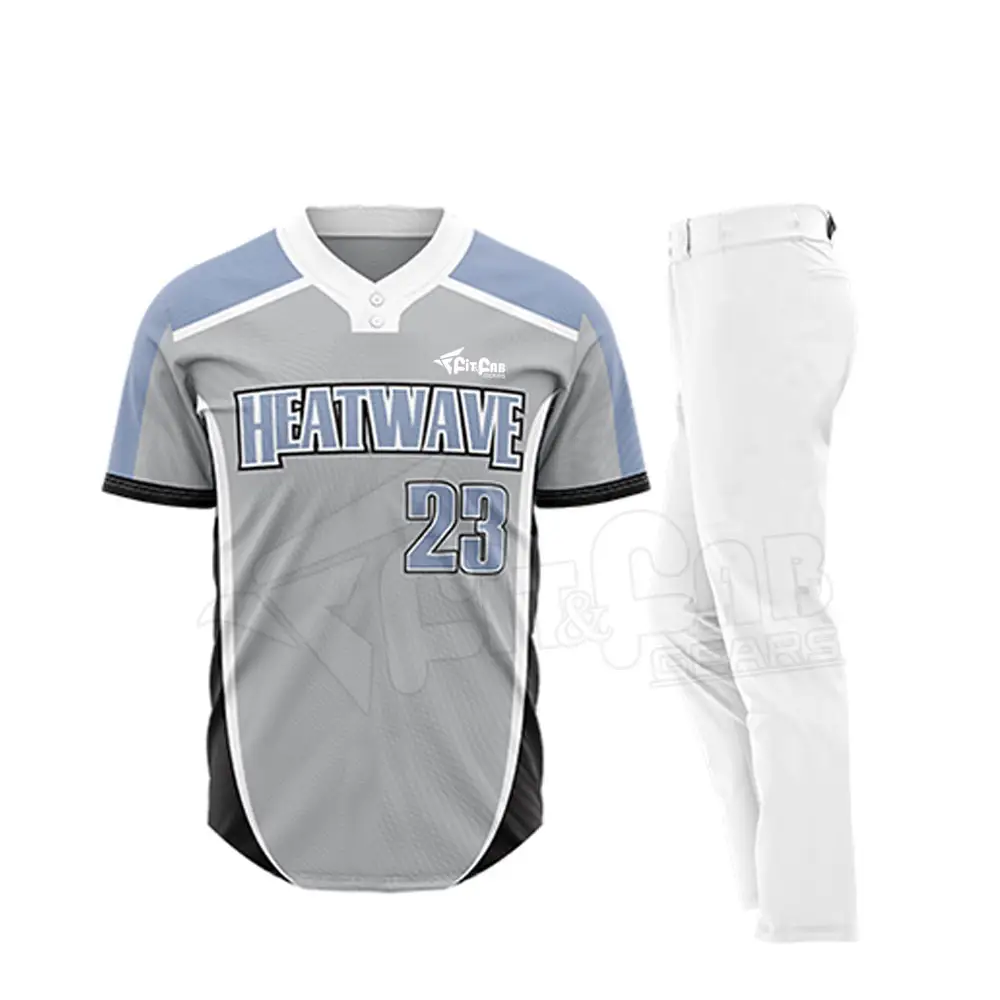 Customized Your Own Logo Baseball Uniform Hot Selling Men Baseball Uniform Private Label Design Baseball Uniform