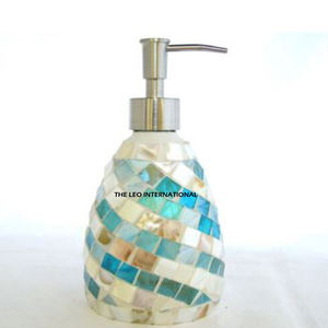 Classic Metal Luxury Soap Dispenser Wholesale <b>Home</b> Hotel Restaurant Bathroom Decoration MOP Soap Dispenser - Product Image 3