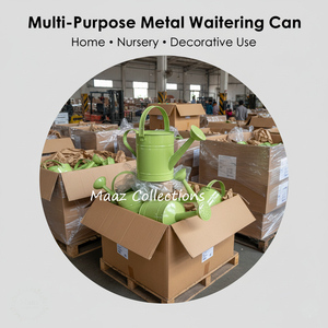 Arrosoir artisanal de grande taille, moderne, élégant, léger, écologique, en acier avec revêtement en poudre, vente en gros - Product Image 5