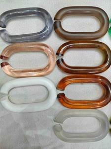 Eslabones de Cadena de Resina Personalizados de Alta Transparencia para Decoración Moderna del Hogar y Paredes en Varios Colores - Product Image 5