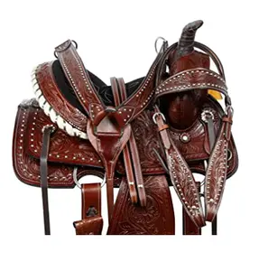 western horse saddle Professional Horse Leather Western Trail Saddle Tack 2023 Handmade Western Saddle