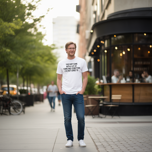 T-shirt promotionnel amusant avec des termes et conditions amusants, plein de fonctionnalités originales - Product Image 3