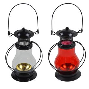 Farol Colgante de Metal para Exteriores de Estilo Único con Portavelas para Decoración del Hogar, Bodas, Fiestas de Halloween - Product Image 1