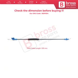 Cable de Liberación de la Cerradura del Manillar Interior de la Puerta Delantera Derecha BDP1614 para Fiorino MK3 225 Qubo 2007-2016 Nemo Bipper 2008-2017 1354711080 - Product Image 6