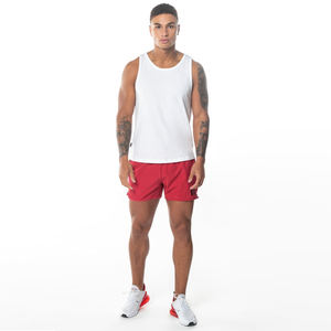 Camiseta sin mangas atlética para hombre, OEM personalizada, tela elástica de algodón que absorbe la humedad, Etiqueta Privada, camiseta esencial para entrenamiento de gimnasio - Product Image 4