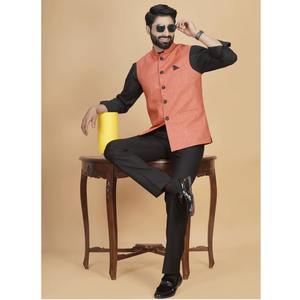 Chaleco de Color Óxido para Hombre, Calidad de Exportación, para Uniformes de Oficina, Bodas, Eventos Empresariales y Fiestas Nocturnas - Product Image 2