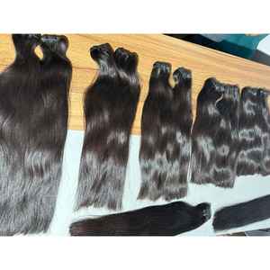 Extensions de cheveux humains vierges indiens de 40 pouces paquets de cheveux alignés avec des cuticules de vague naturelle longues et droites bon marché - Product Image 2