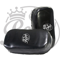 Cibles de pied en cuir véritable durable avec logo personnalisé pour la boxe, le Muay Thai et le kickboxing