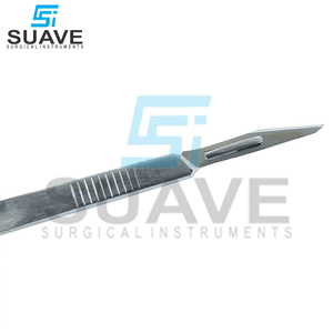 SUAVE SURGICAL INSTRUMENTS mangos y cuchillas de bisturí de acero inoxidable con impresión de logotipo personalizado del mejor proveedor - Product Image 6