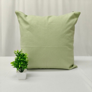 Housse de coussin en toile 100% coton, vert sauge, carrée, de qualité supérieure, pour canapé, hôtel, maison - Product Image 5