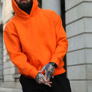 Dropshipping Sweats à capuche surdimensionnés en coton personnalisés pour hommes Pull polaire avec impression brodée Fourniture ODM d'hiver Expédition DDP - Product Image 4