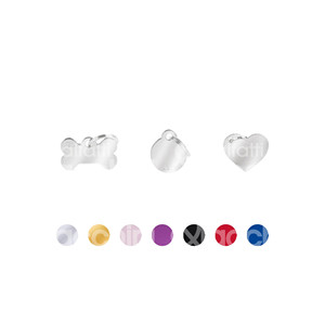 ETIQUETA MEDALLA PARA GRABADO En aluminio. Grabado en la parte delantera y trasera. - Product Image 1