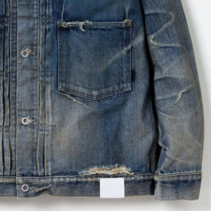 Veste en jean pour hommes très vendue vêtements d'extérieur respirants de haute qualité de style high street design d'hiver - Product Image 6