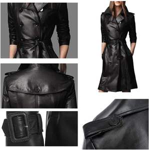 Veste en cuir épais et en duvet pour l'automne et l'hiver Veste en cuir à col tailleur pour jeunes hommes - Product Image 4