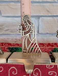 ที่ใส่ถุงน่องโลหะสีดำหรูหราเหมาะสำหรับตกแต่งคริสต์มาสอุปกรณ์เสริมสำหรับเทศกาลวันหยุด - Product Image 6