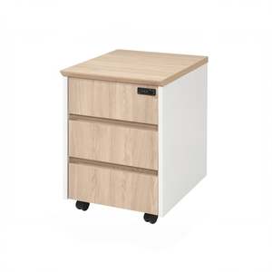 Solido in legno naturale impiallacciatura cavo da scrivania ritagli di lusso a forma di L Design bianco Base mobili da ufficio per uso di edifici per uffici camera da letto - Product Image 2