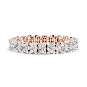 Bague éternelle en diamant de laboratoire 1,625 CT pour femmes, clarté VVS-VS EF, or 18 carats, 14 carats, 10 carats et argent 925, rose, jaune, blanc - Product Image 3