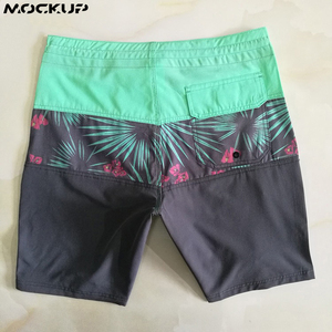 Short de bain décontracté solide en polyester sublimé 2025 pour hommes avec conception personnalisée caractéristiques écologiques et à séchage rapide de haute qualité - Product Image 3