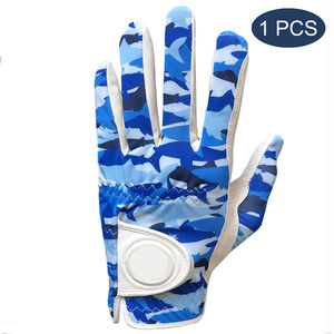 Gants de golf en peau de mouton pour hommes de haute qualité Logo personnalisé Gants d'hiver en cuir Cabretta polychrome Vente en gros OEM sur mesure - Product Image 4